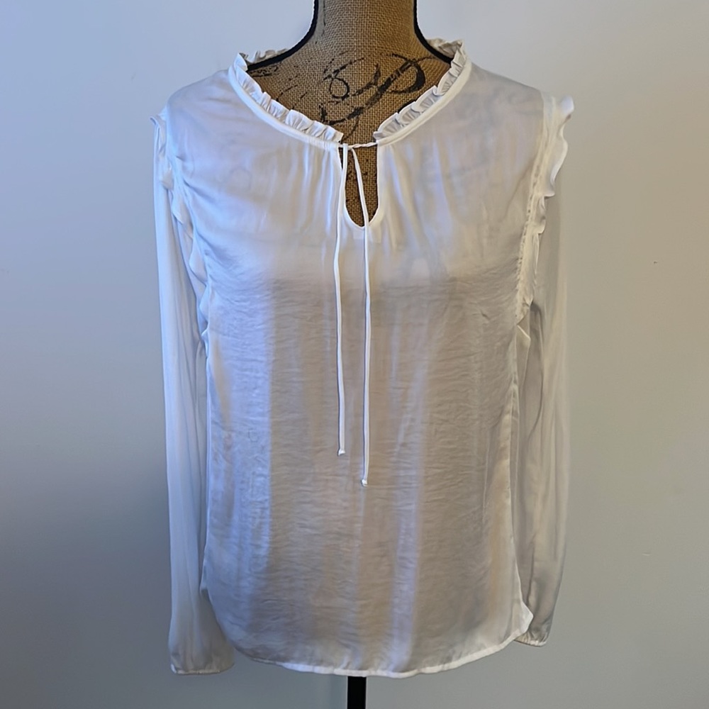 Anthropology long sleeve blouse
